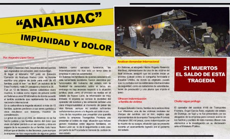 EL REPORTAJE CENTRAL DE NUESTRA PRIMERA EDICIÓN IMPRESA